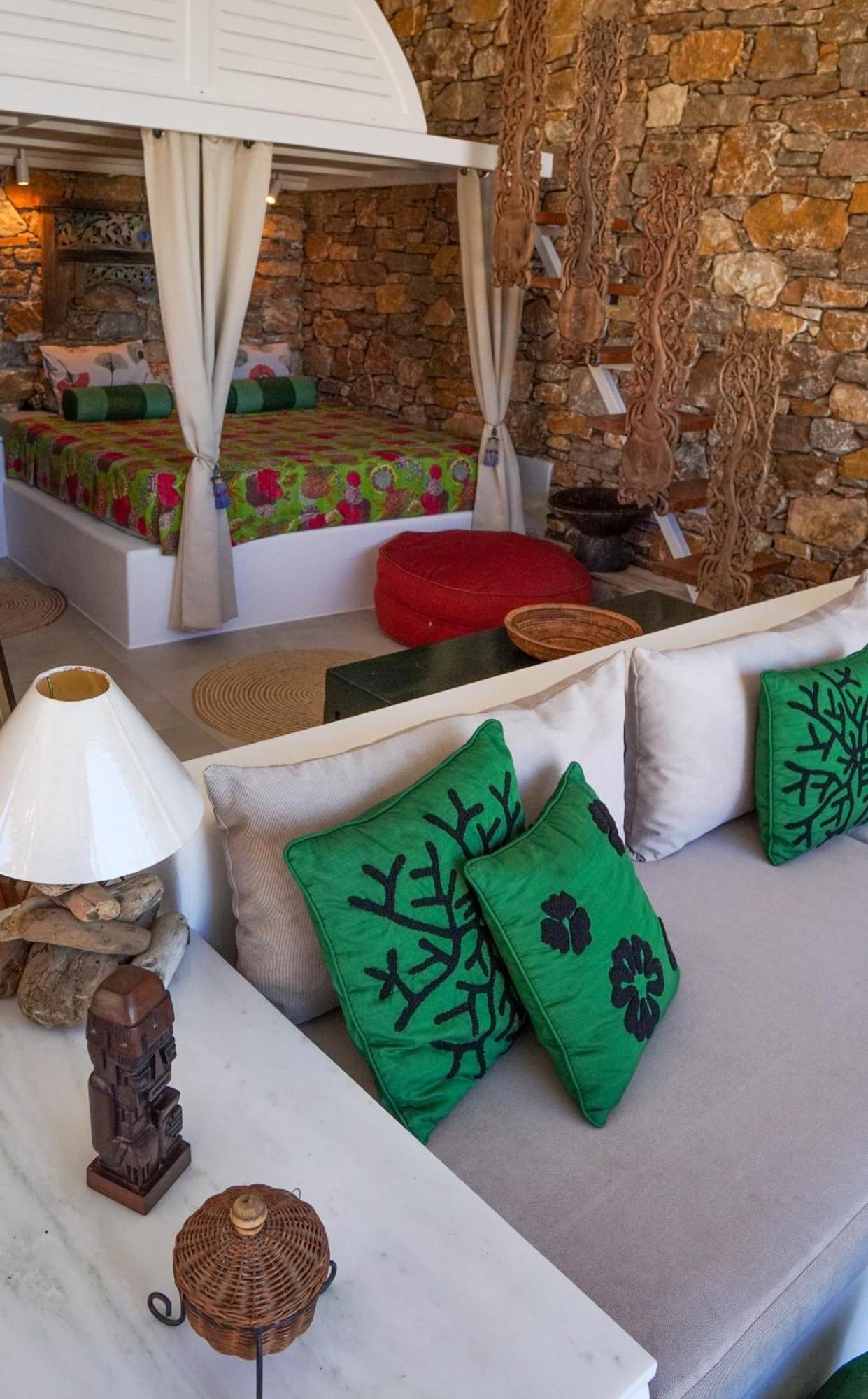 Villa Zen Dans Le Bleu Ermoupoli Bagian luar foto