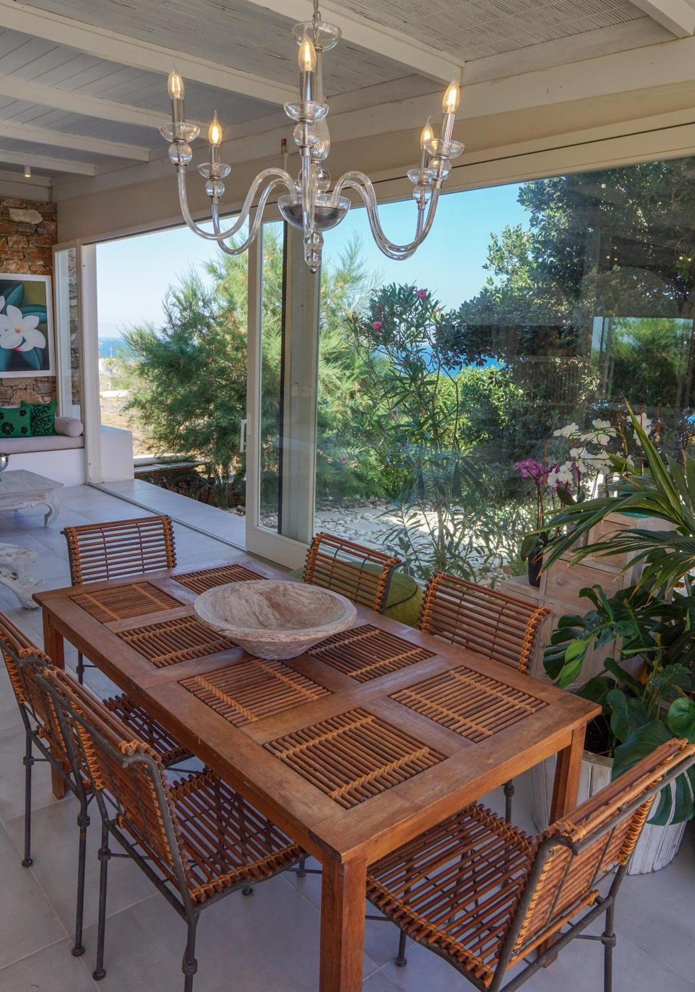 Villa Zen Dans Le Bleu Ermoupoli Bagian luar foto